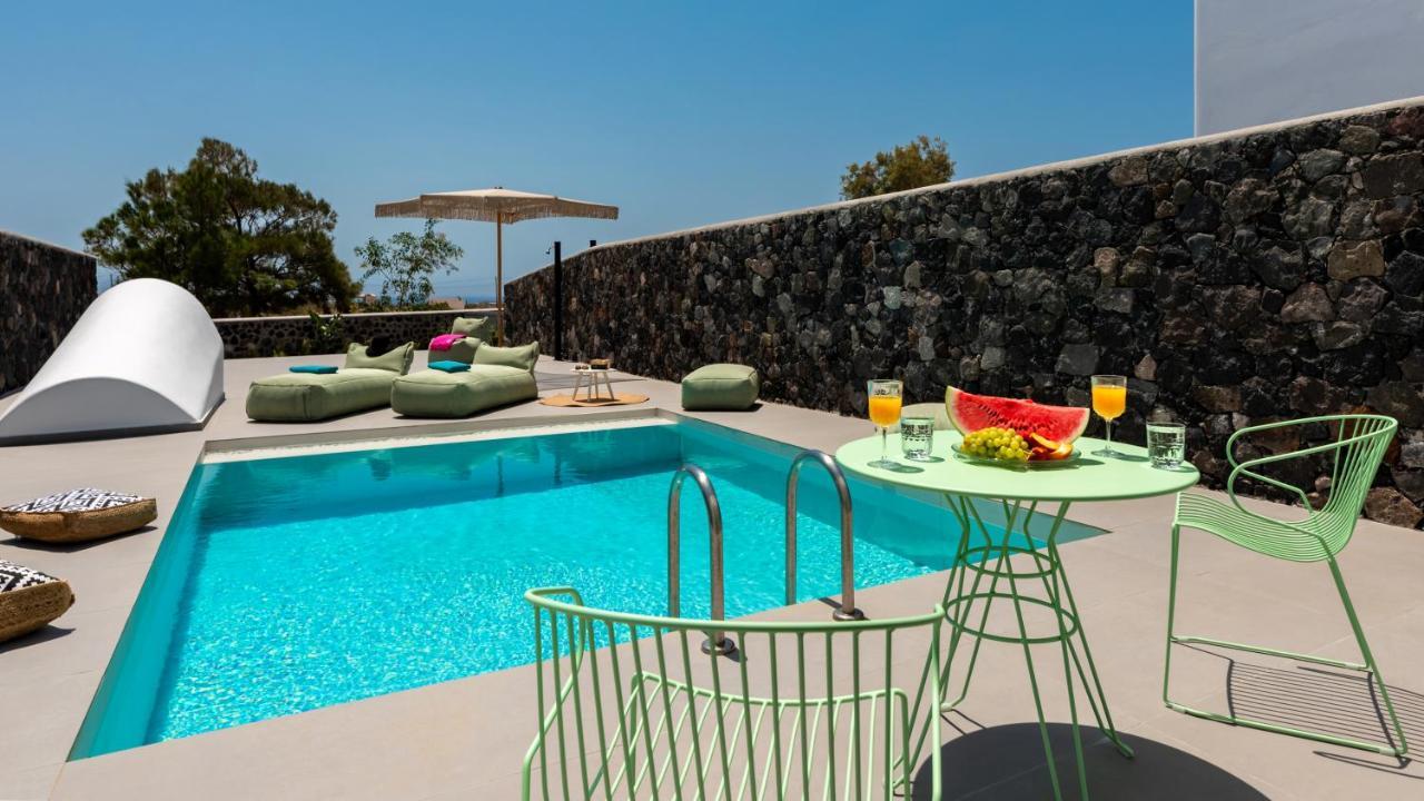 Modern Dome Homes Of Santorini Perissa  Exterior foto